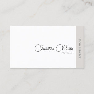 Namn Anpassningsbar Company Logotyp Elegant Modern Visitkort
