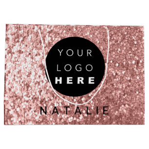 Namn Anpassningsbar Logotyp Glitter Ro  pulver