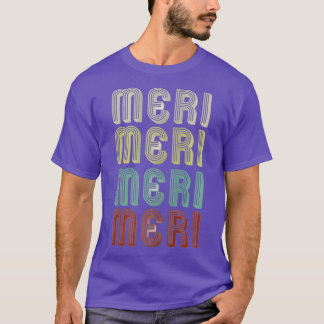 Namn är meri i Retro Vintage Disco-funny T Shirt