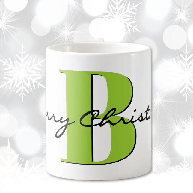 Namn, August Peridot Födelsestein | God Jul Kaffemugg (Skapare uppladdad)
