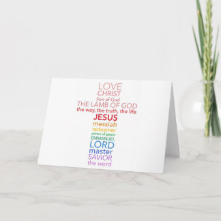 Namn av den Jesus kor Kort