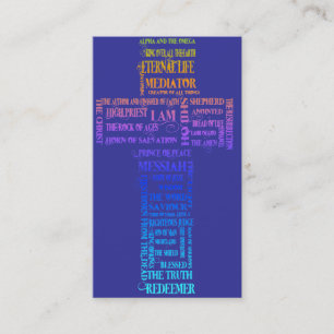 Namn av den Jesus kor Visitkort