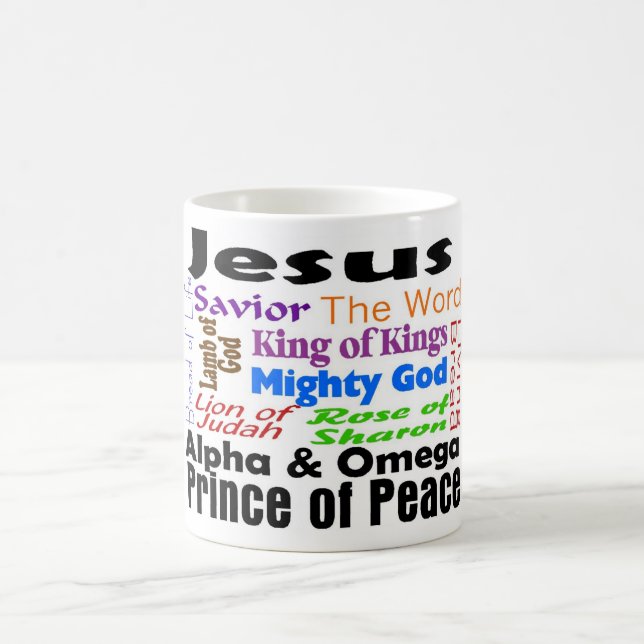 Namn av den Jesus muggen Kaffemugg (Center)