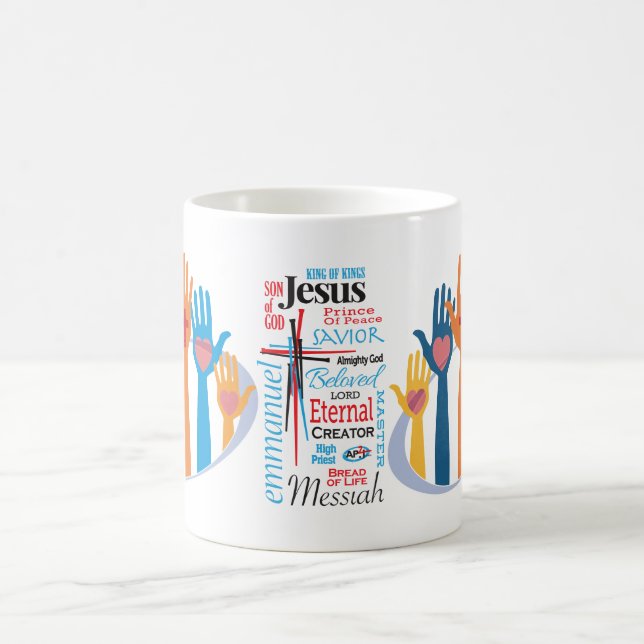 Namn av den Jesus muggen Kaffemugg (Center)