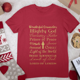 Namn av den Jesus T-tröja Tee