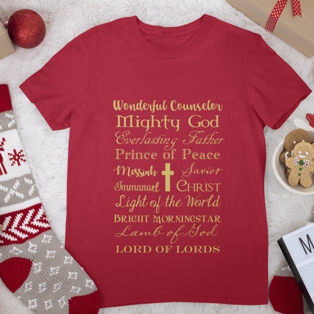 Namn av den Jesus T-tröja Tee Shirt (Skapare uppladdad)