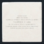 Namn av Gud Typografi Christian Stenunderlägg<br><div class="desc">Stenen Underlägg. Christian. Guds namn.</div>