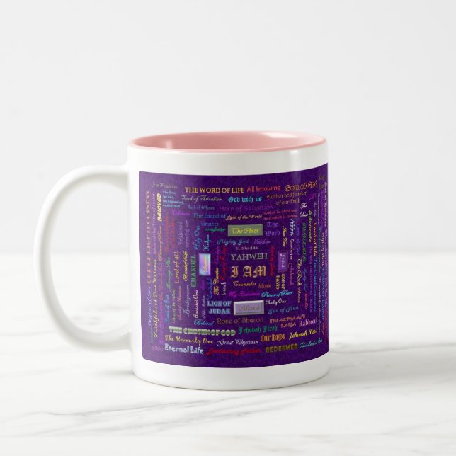 namn av gudmuggen Två-Tonad mugg (Vänster)