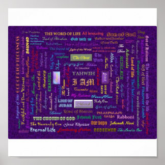 namn av Guds avtryck Poster