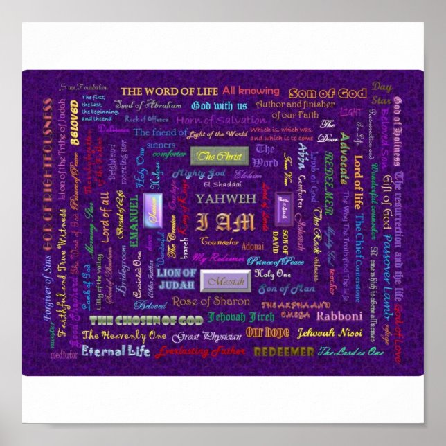 namn av Guds avtryck Poster (Framsidan)