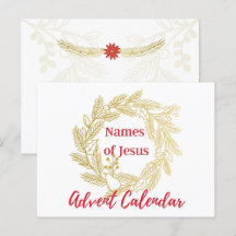 Namn av Jesus annonskalenderskydd