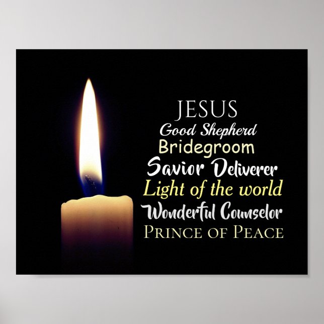Namn av Jesus, Bra Shepherd, Bridegroom Poster (Framsidan)