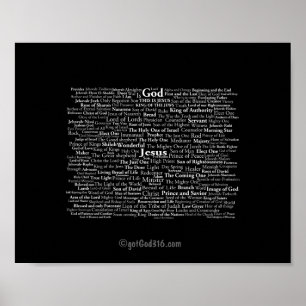 Namn av Jesus gotGod316.com Poster
