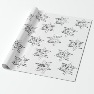 Namn av Jesus Julafton Papper Presentpapper