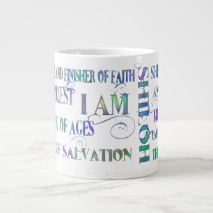 Namn av Jesus Jumbo Mugg