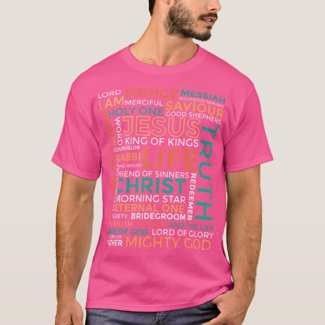Namn av Jesus - kristen T Shirt (Framsida)