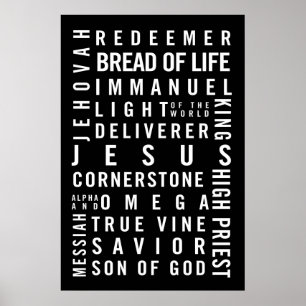 Namn av Jesus Poster