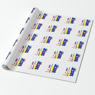 Namn av Jesus som omsluter Papper Presentpapper