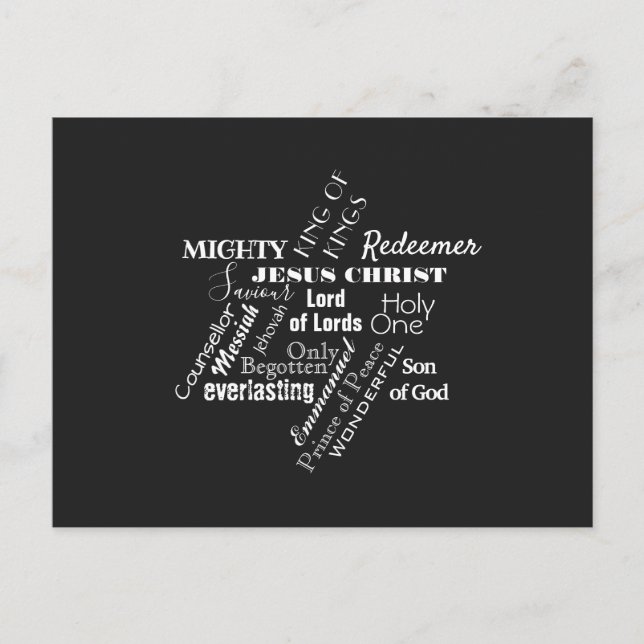 Namn av julleskjulet vykort (Framsida)