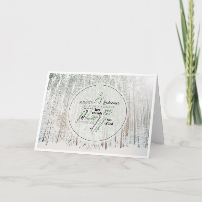 Namn av julljulfotopapport med Helgdag Helgkort (Framsida)