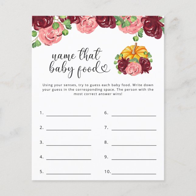 Namn, baby matduschspel (Framsida)