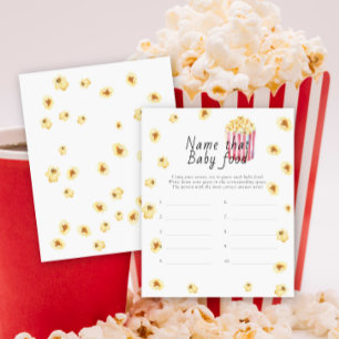 Namn, baby, matduschspel - popcorn