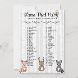 Namn Baby-spelet Inbjudningar