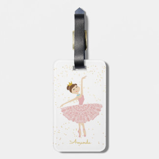 namn ballerina-resetagg bagagebricka