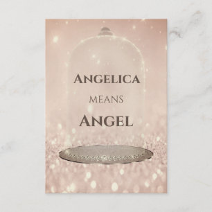 Namn Betyder Angelica Glitter Ro Sweet 16:e Inbjudningar