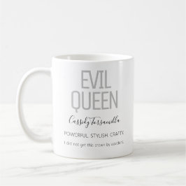 Namn Black Grått Evil Queen Kaffemugg