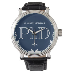 Namn Blue PhD Studenten Armbandsur