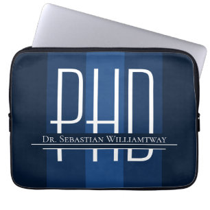 Namn Blue Studenten PhD Laptop Fodral