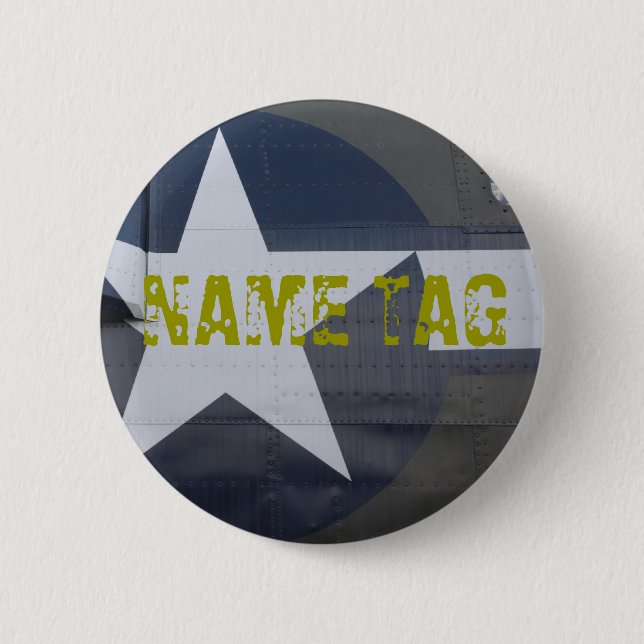 Namn bricka B-17 knäppas Knapp (Framsida)