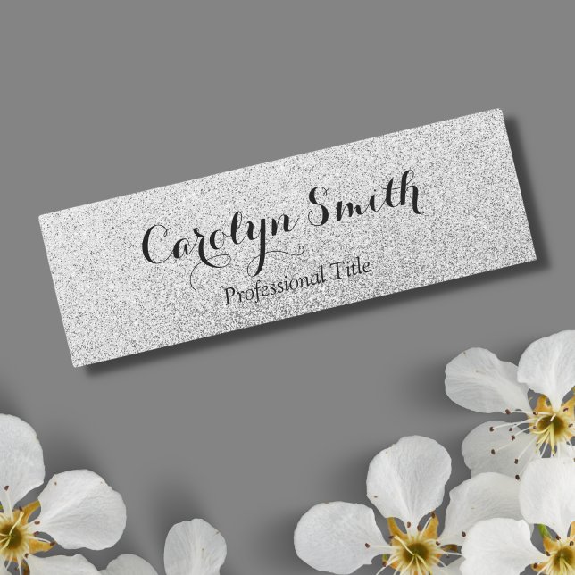 Namn bricka Badge, medarbetare i Gnistran silver,  Namnbricka (Skapare uppladdad)