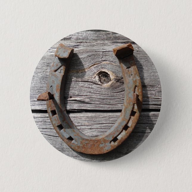 Namn bricka för lycka tillhästskoemblem knapp (Framsida)