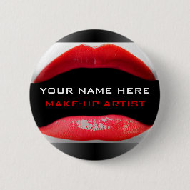 namn bricka för makeup-artister knapp