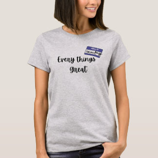 Namn bricka Karen gick över Halloween Costume T Shirt