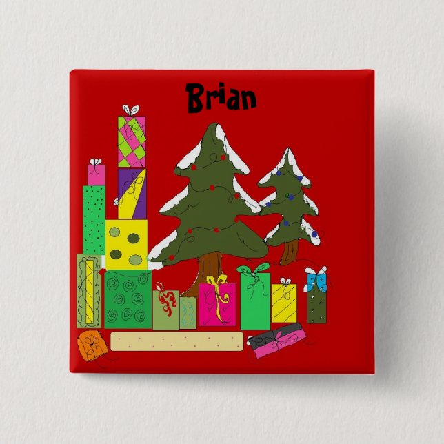 Namn bricka-knappar knapp (Framsida)