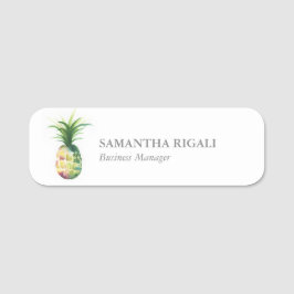 Namn bricka-mallens Professionell - affärspanelen Namnbricka