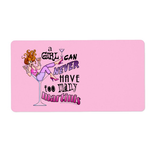 NAMN BRICKA, MÄRKNINGAR - FÖR MÅNGA MARTINIS FRAKTSEDEL (Framsidan)