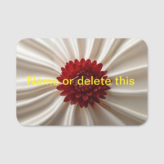 Namn bricka med Japan Färg Namnbricka (Framsida)