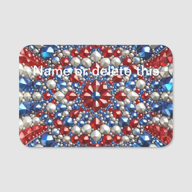 Namn bricka med Nederländerna Färg Namnbricka (Framsida)