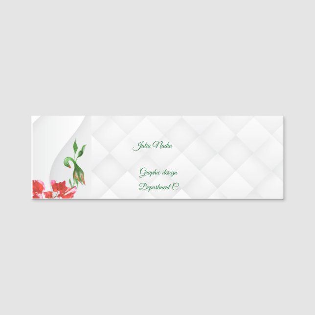 Namn bricka namnbricka (Framsida)