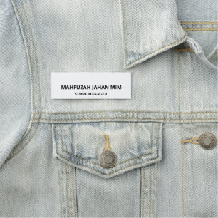 Namn bricka och Anpassningsbar-brickor Office & Namnbricka