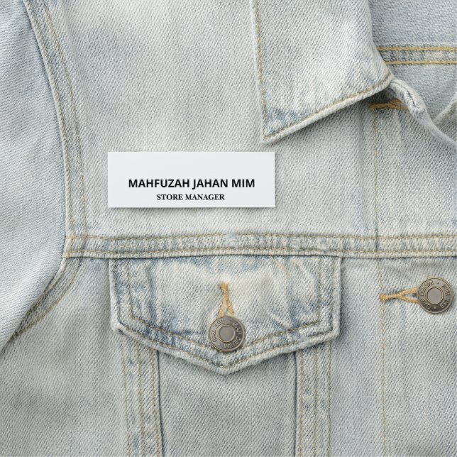 Namn bricka och Anpassningsbar-brickor | Office &  Namnbricka (På plats)