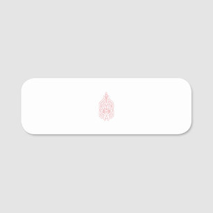 Namn bricka TextLogo ska bäst anpassas Namnbricka