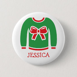 namn bricka Ugly jul Sweater Party Knapp