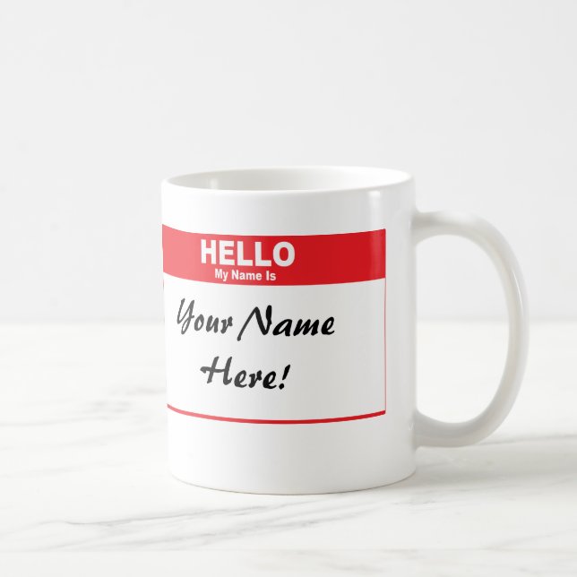 Namn brickamugg kaffemugg (Höger)