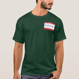 Namn brickaT-tröja Tee