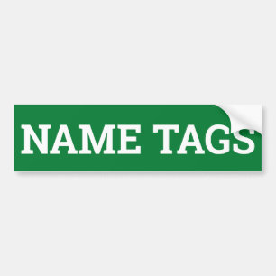 NAMN BRICKAundertecknar/sticker/MAGNET Bildekal